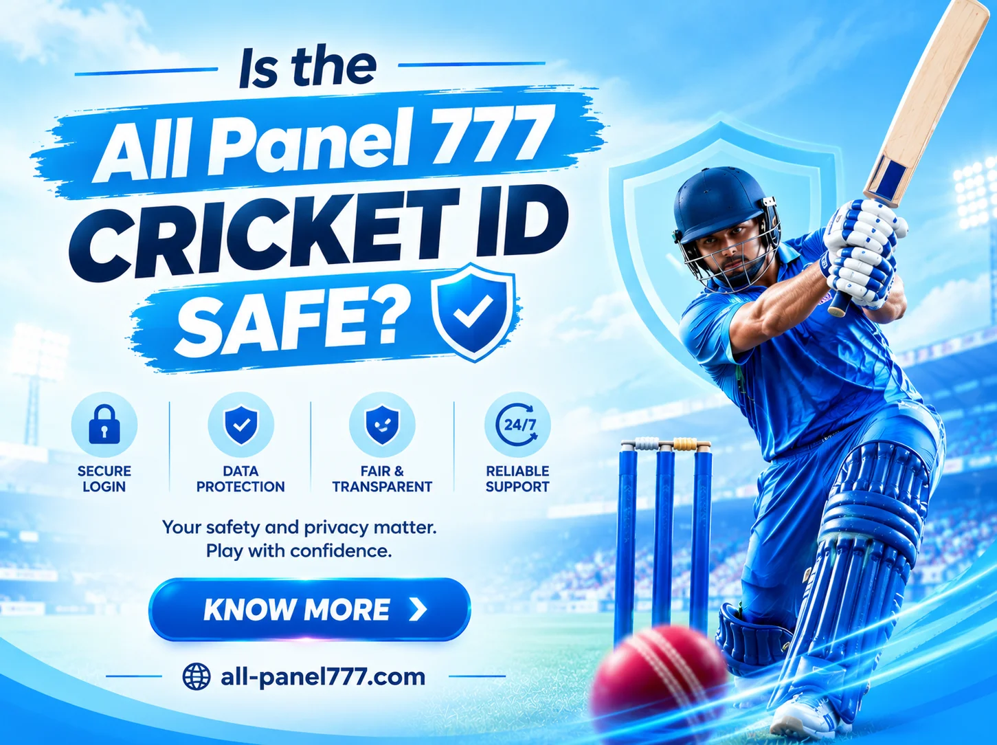 Is the All Panel 777 cricket ID safe — secure login and wallet